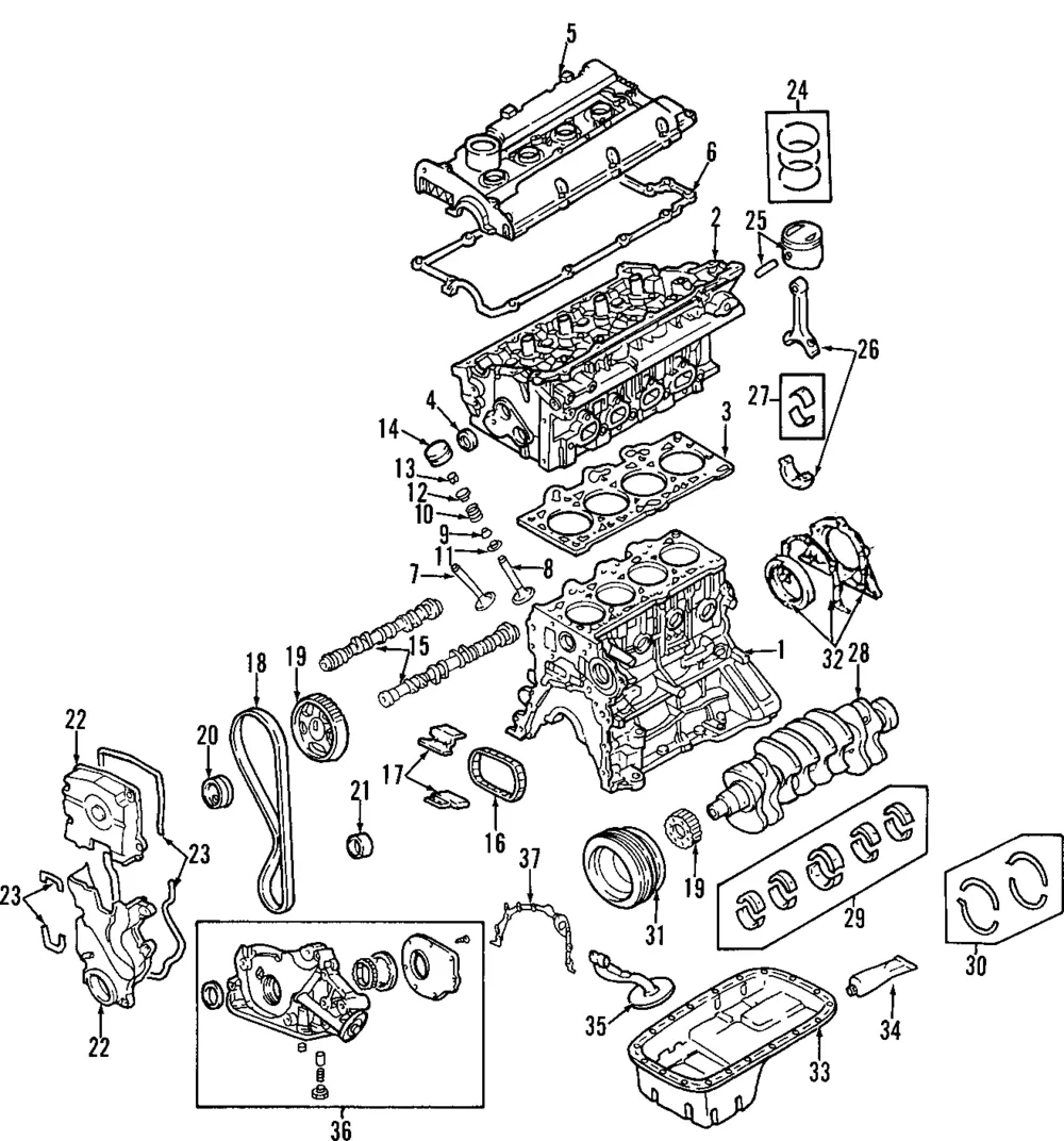 Camshaft - Kia (24200-26704)