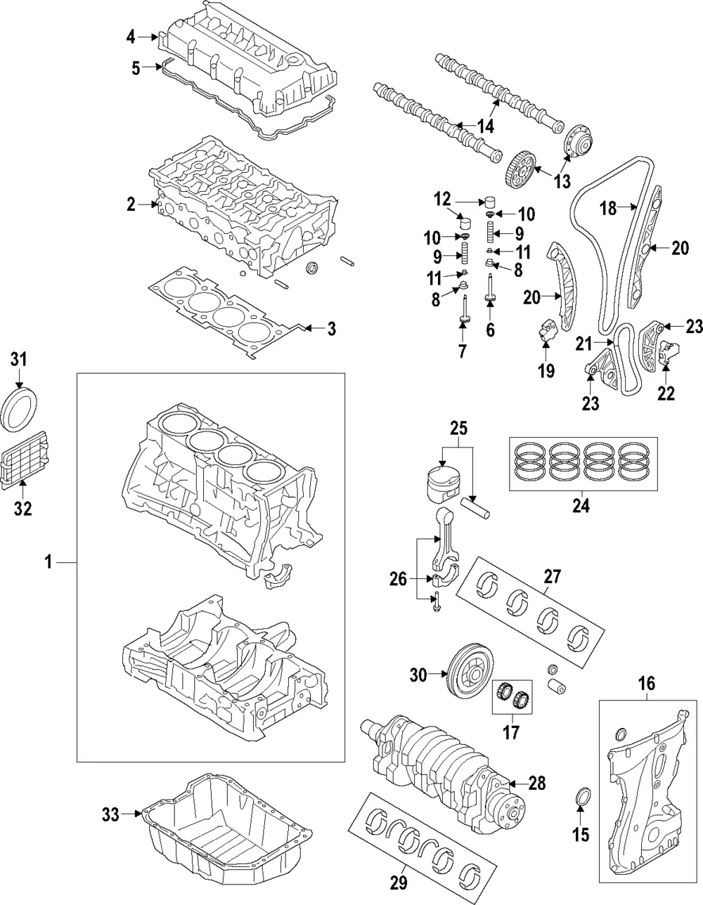 Camshaft - Kia (24200-2G750)