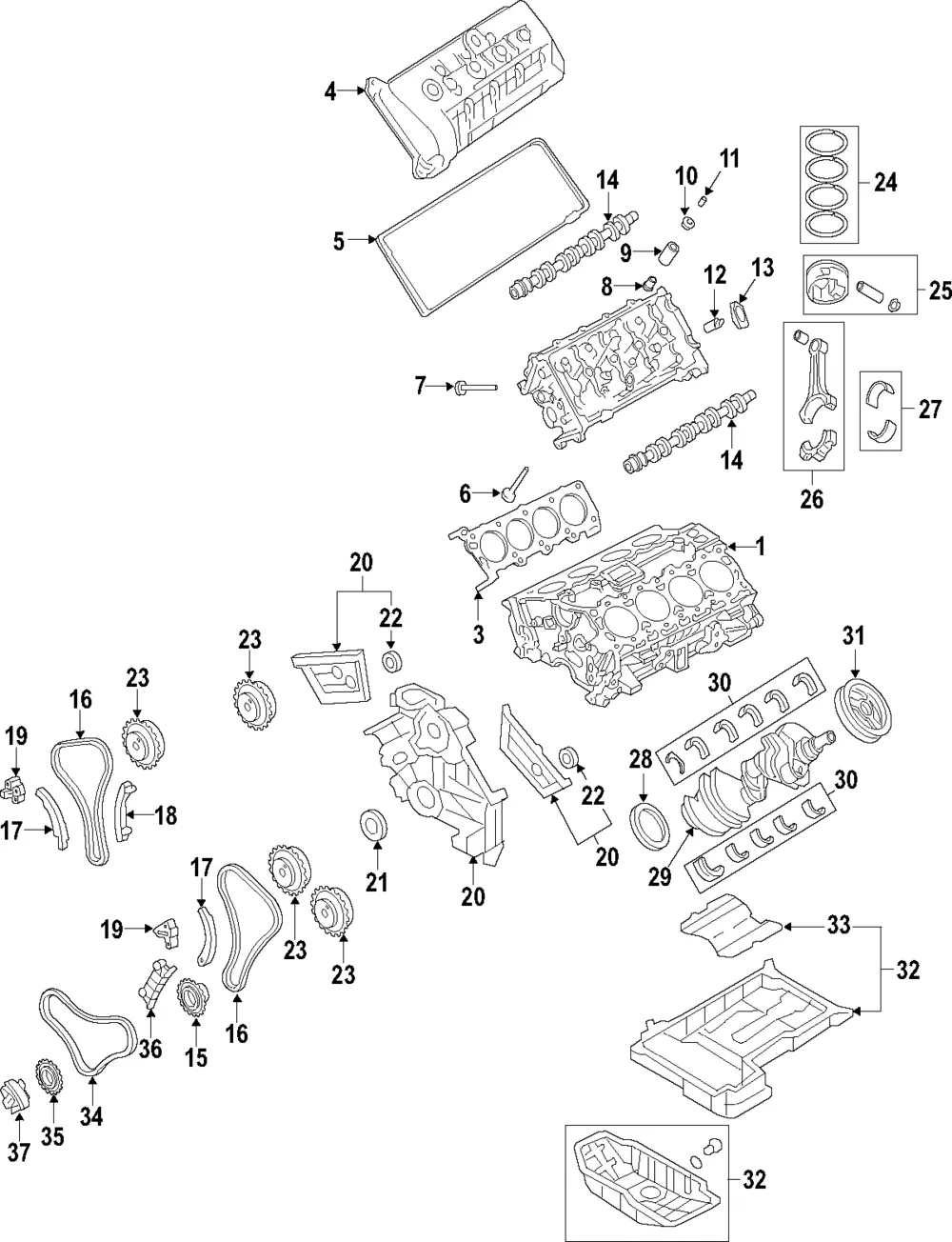 Timing Chain - Kia (24312-3F300)