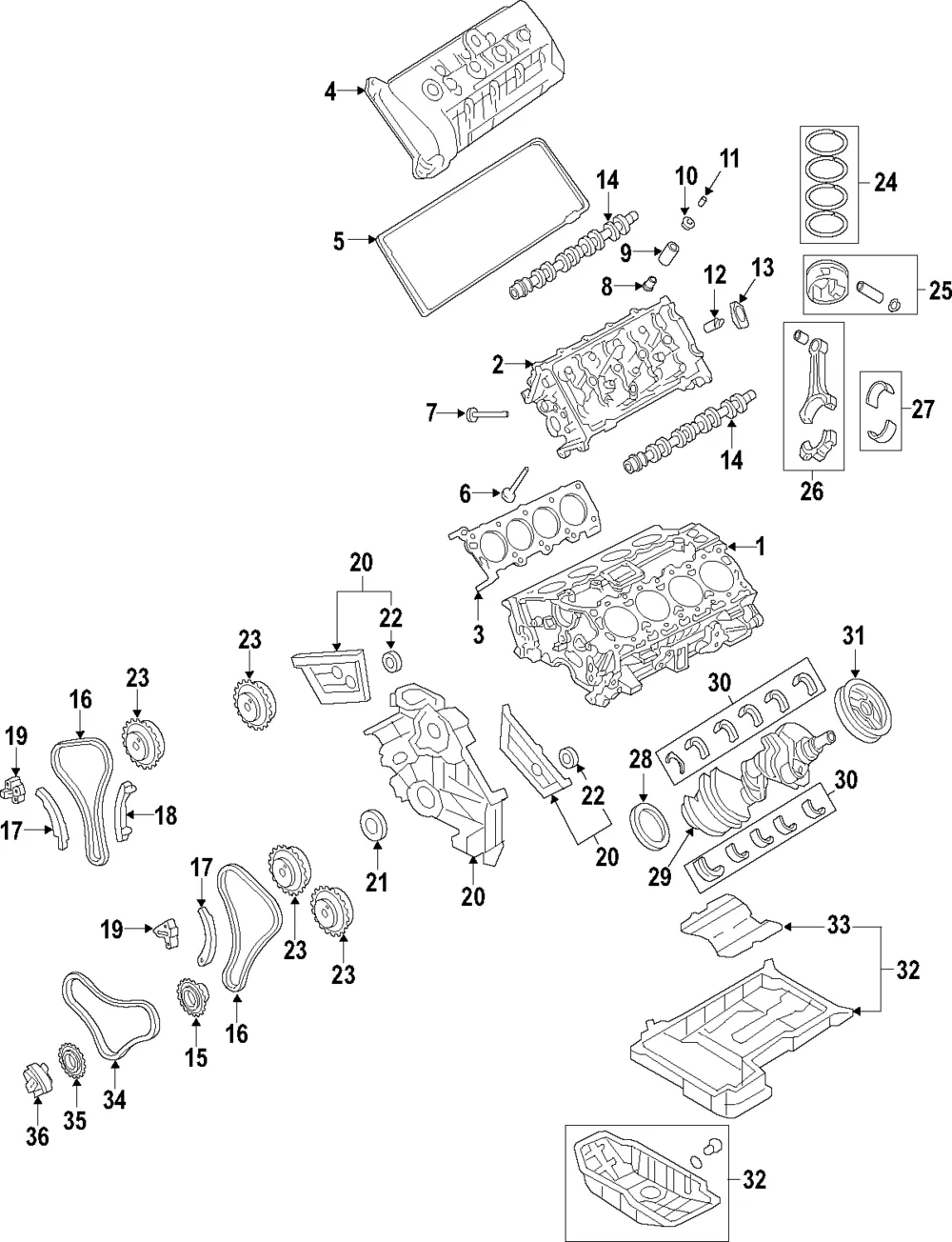 Timing Chain - Kia (24312-3F501)