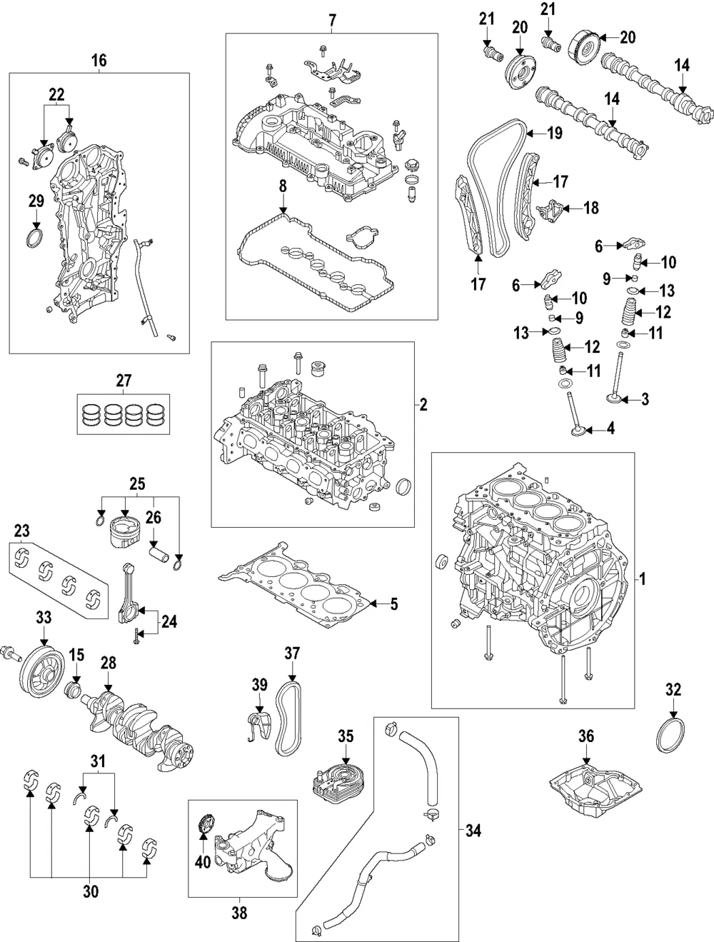 Engine Timing Chain Tensioner - Kia (24460-08HA0)