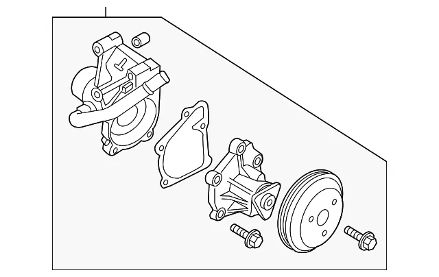 Water Pump - Kia (25100-2GTC0)