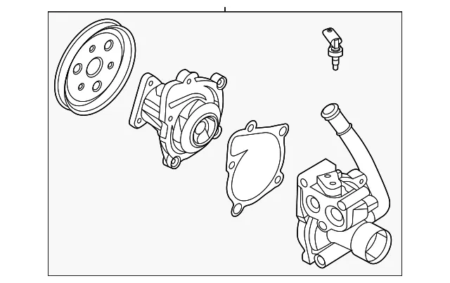 Water Pump Assembly - Kia (25100-2S500)