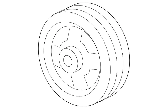 Crankshaft Pulley - ACDelco (25190821) - view 3