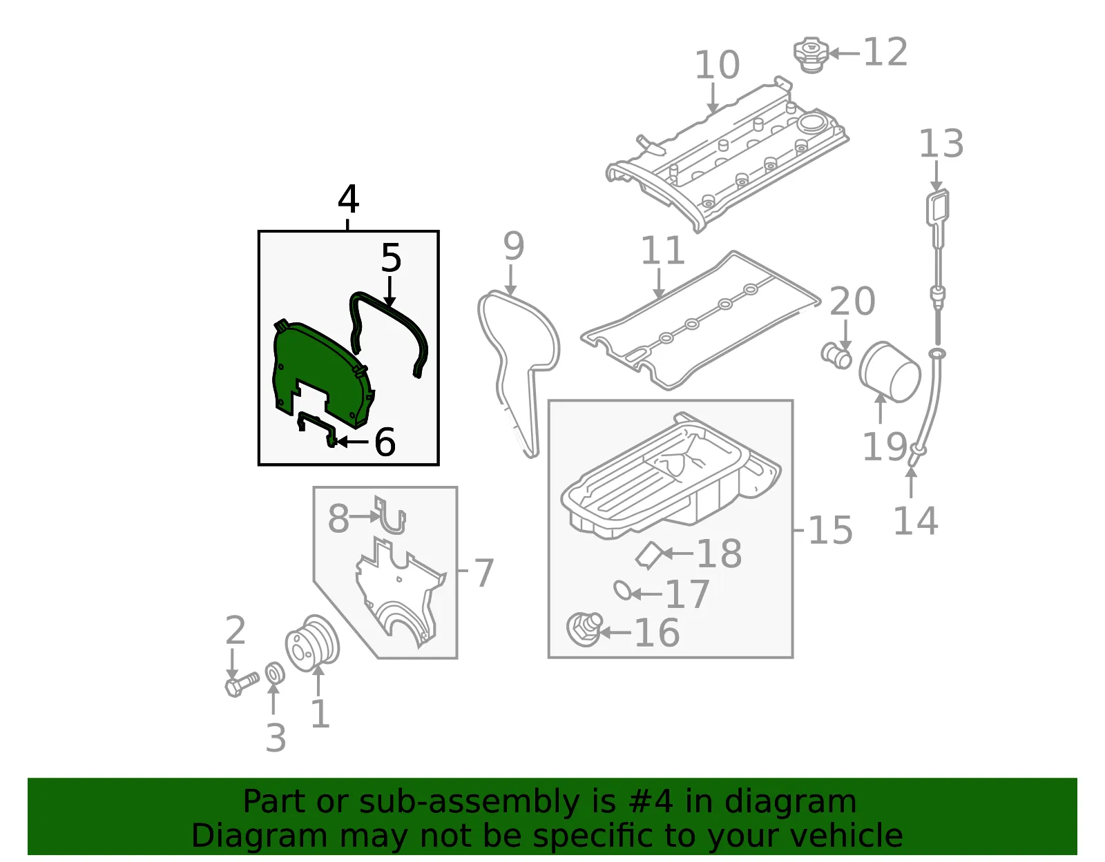 Engine Timing Cover - ACDelco (25192572) - view 2
