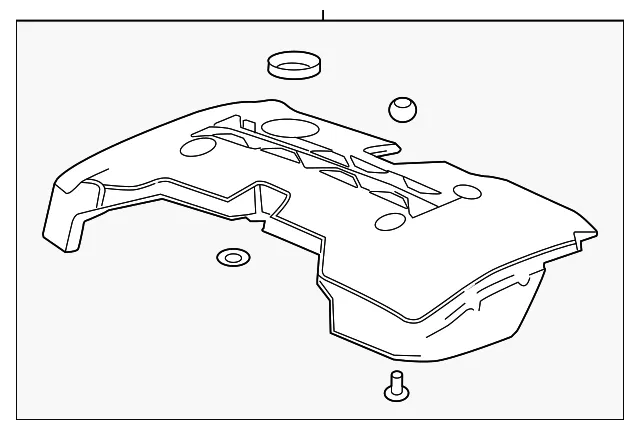 Engine Cover - GM (25201315) - view 2