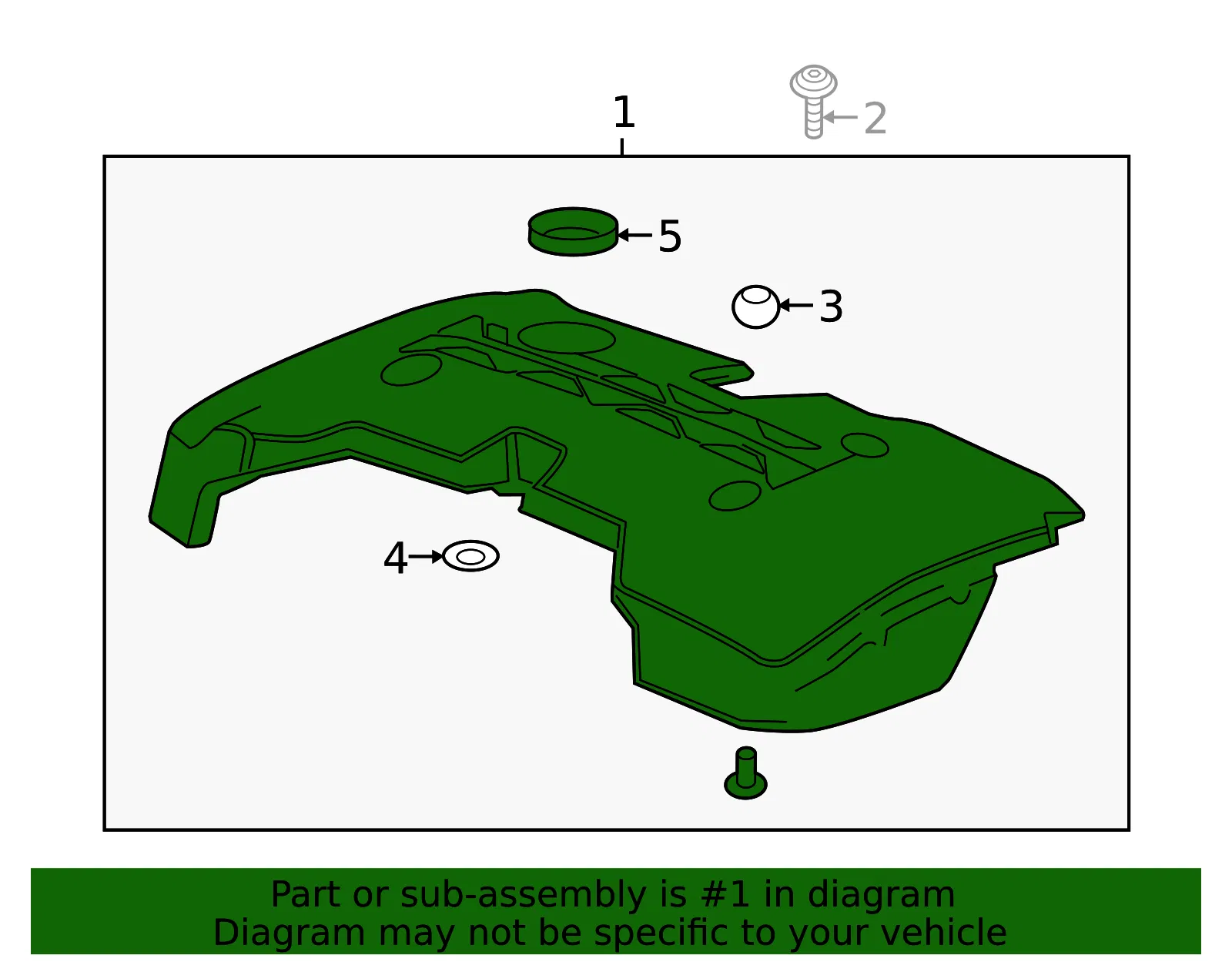 Engine Cover - GM (25201315) - view 3