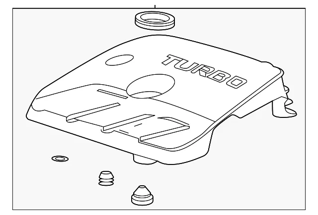 Engine Cover - GM (25205261) - view 3