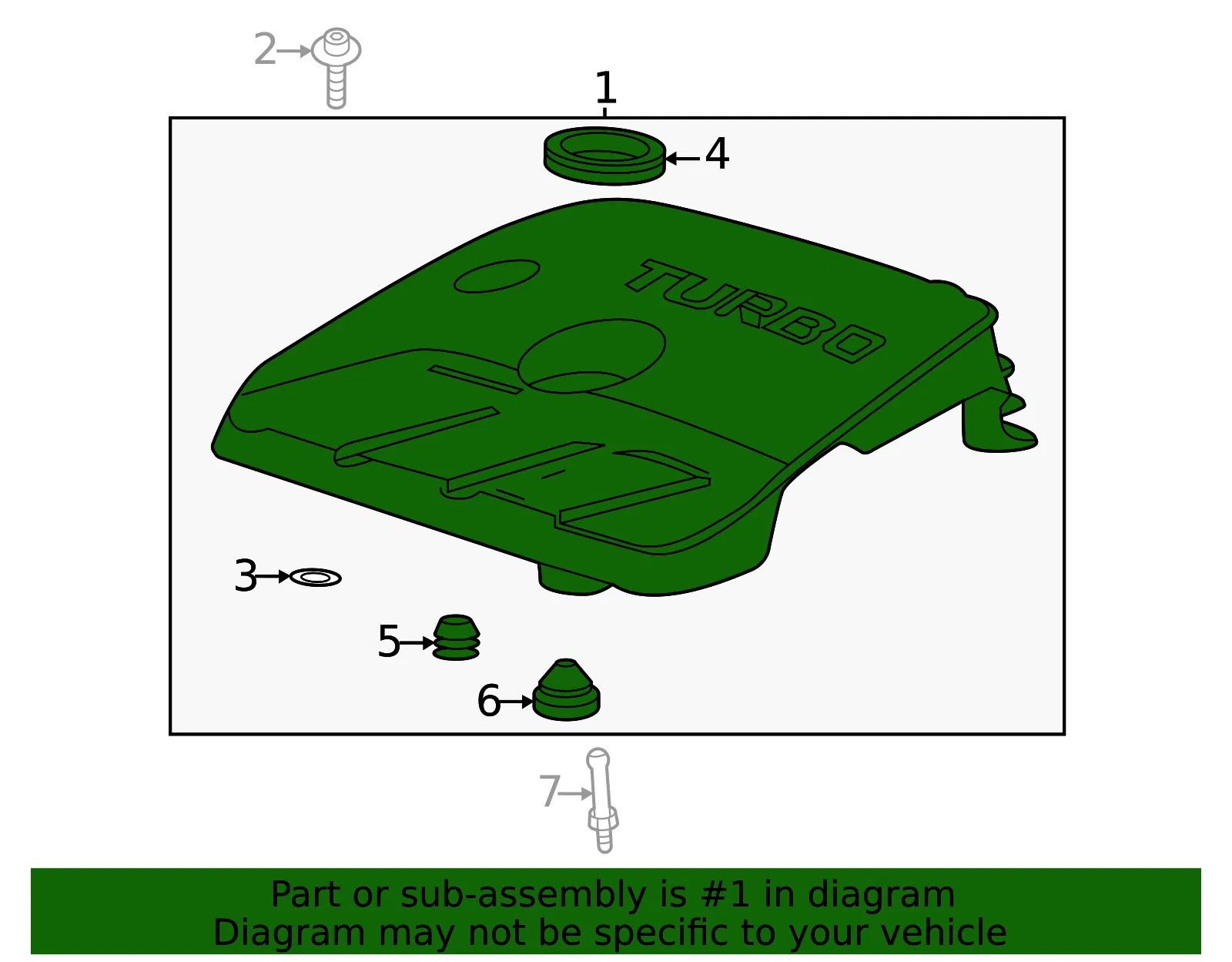 Engine Cover - GM (25205261) - view 4