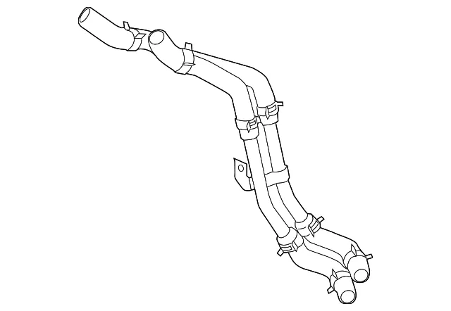 Engine Coolant Hose - Kia (25470-2G000)