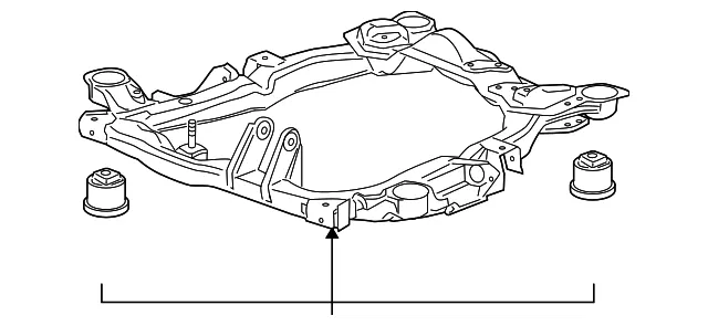 Engine Cradle - GM (25845999)