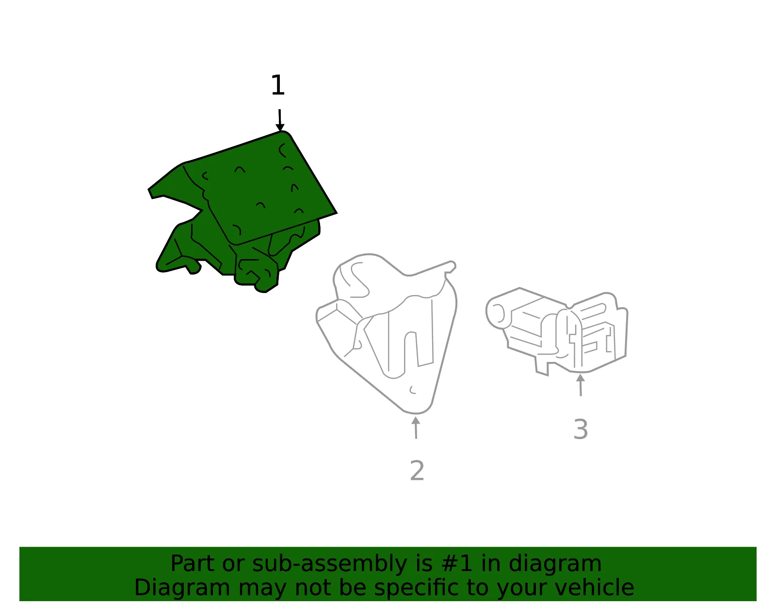 Driver Side Engine Mount - ACDelco (25879094) - view 5