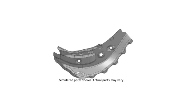 Driver Side Front Engine Compartment Inner Rail Gusset - GM (25983409)