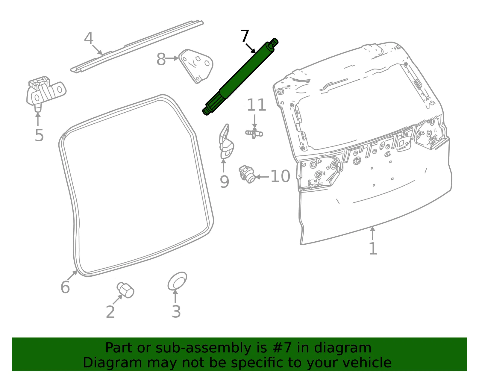 Lift Cylinder - GM (26456292) - view 3