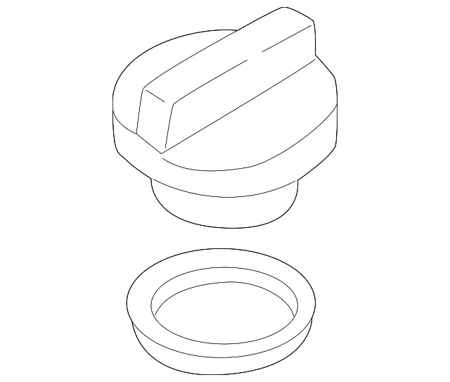 Engine Oil Filler Cap - Kia (26510-2X001)