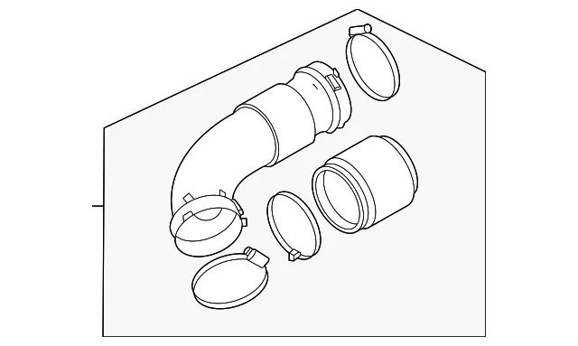 Engine Air Intake Hose - Kia (28130-L1600)