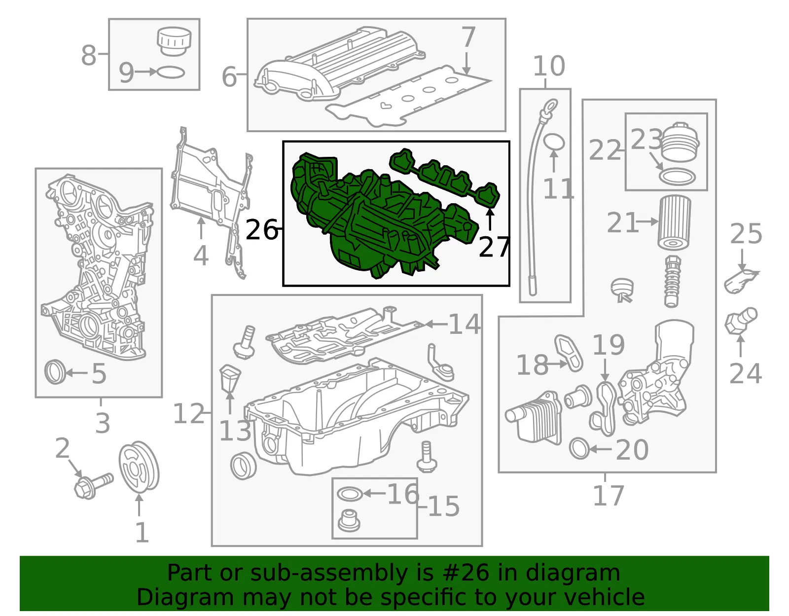 Intake Manifold - GM (28289977) - view 10