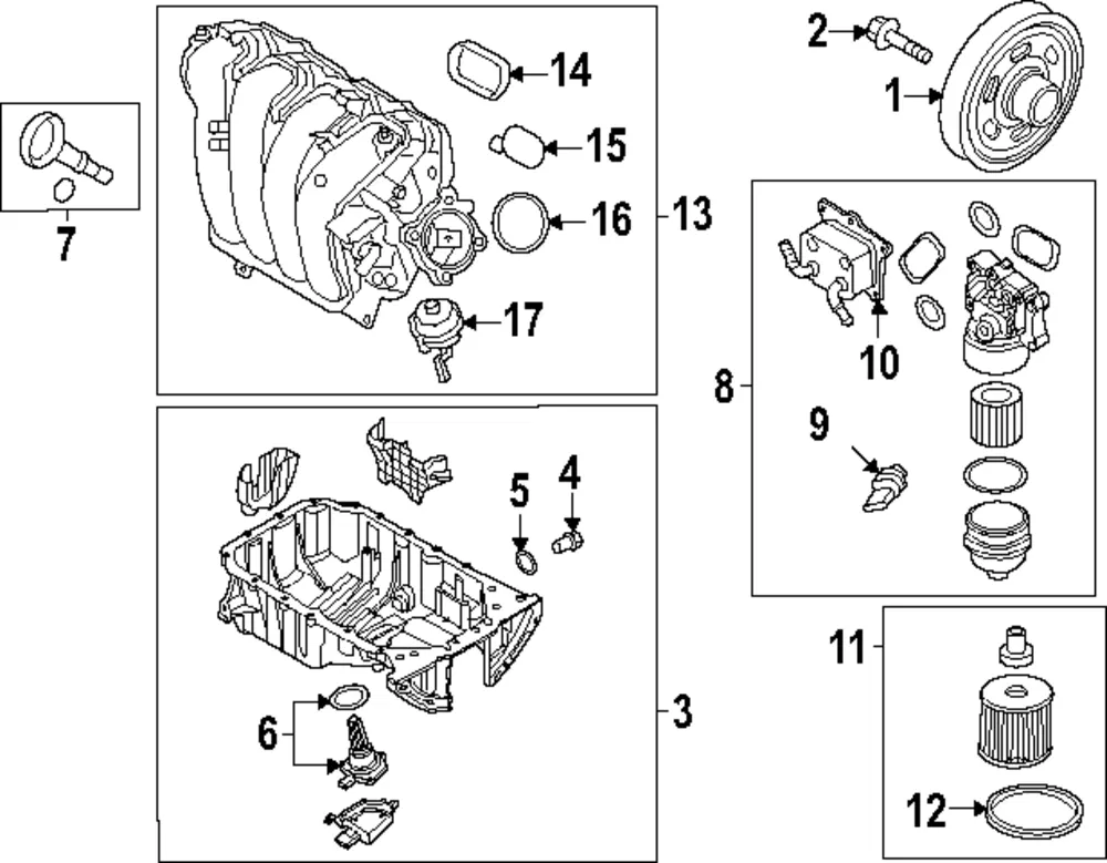 Intake Manifold Gasket - Kia (28313-2J300)