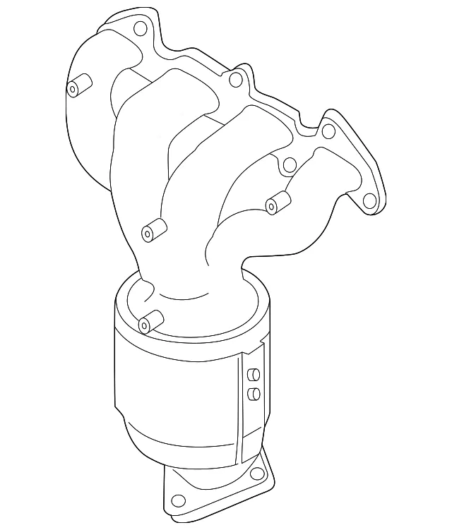 Exhaust Manifold - Kia (28510-2X210)