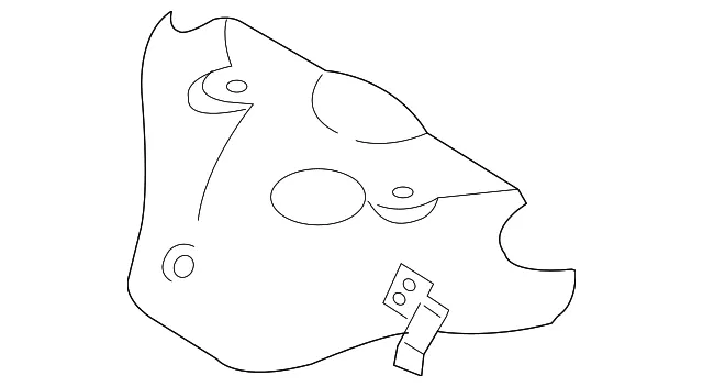 Manifold Cover - Driver's Side (LH) - Kia (28525-37653)