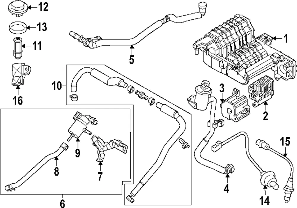 Throttle Hose - Kia (29021-08HA0)