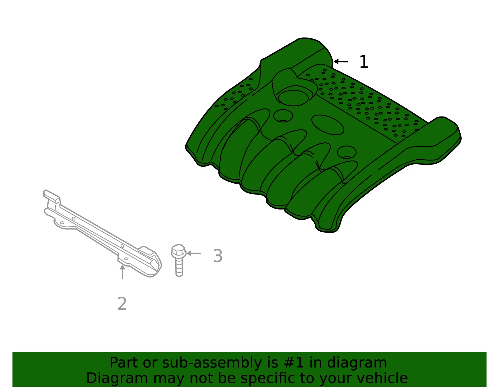 Engine Cover - Kia (29240-25250) - view 2