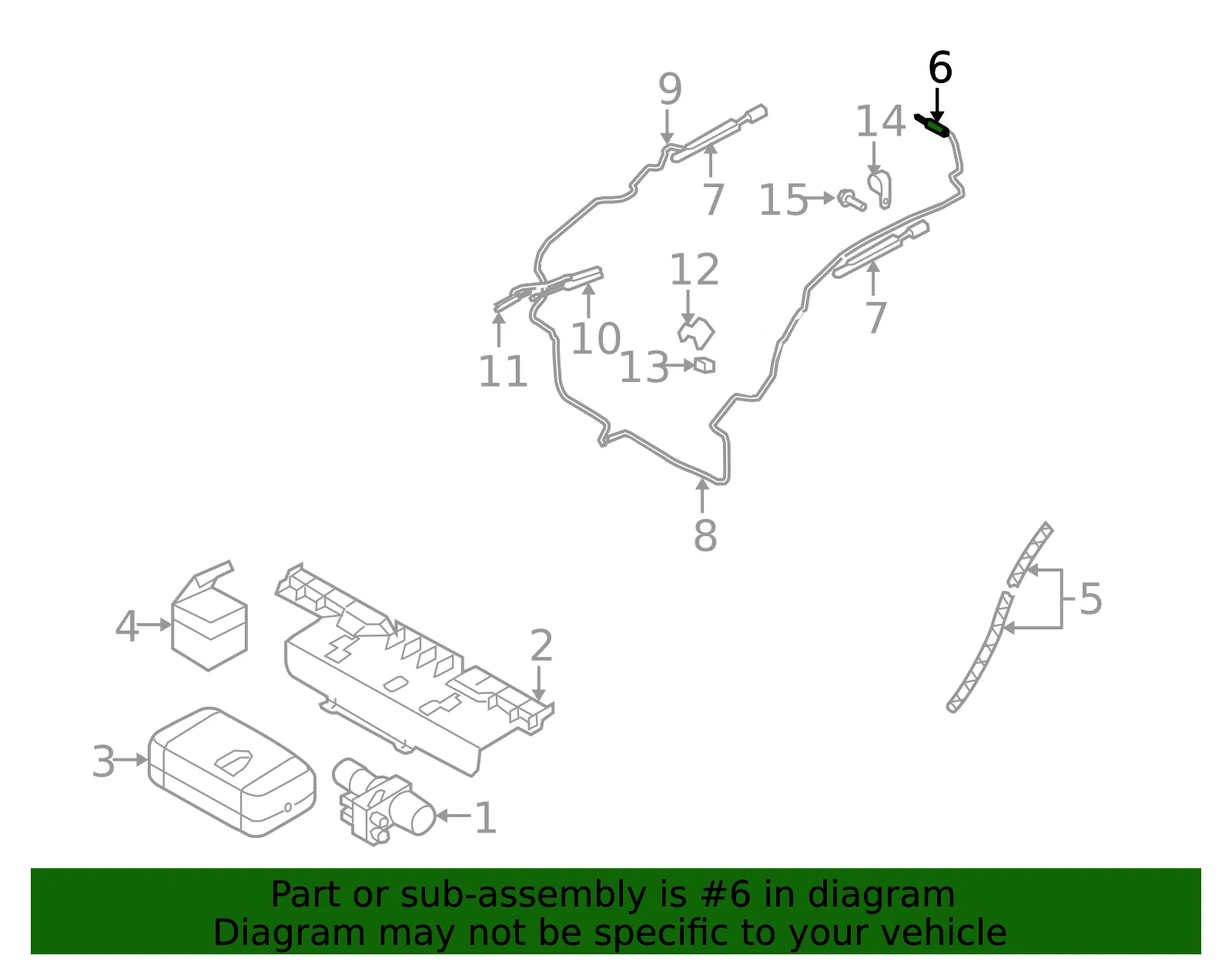 Convertible Top Hydraulic Cylinder - Volvo (30633397) - view 2