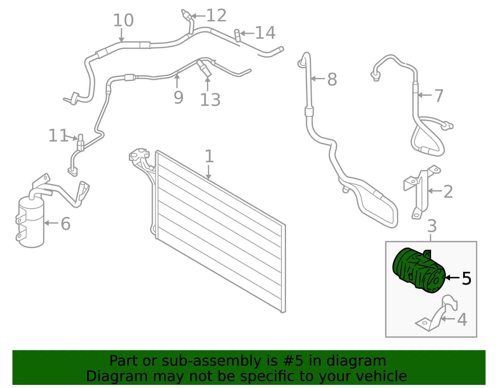 A/C Compressor Clutch - Volvo (30733821) - view 3