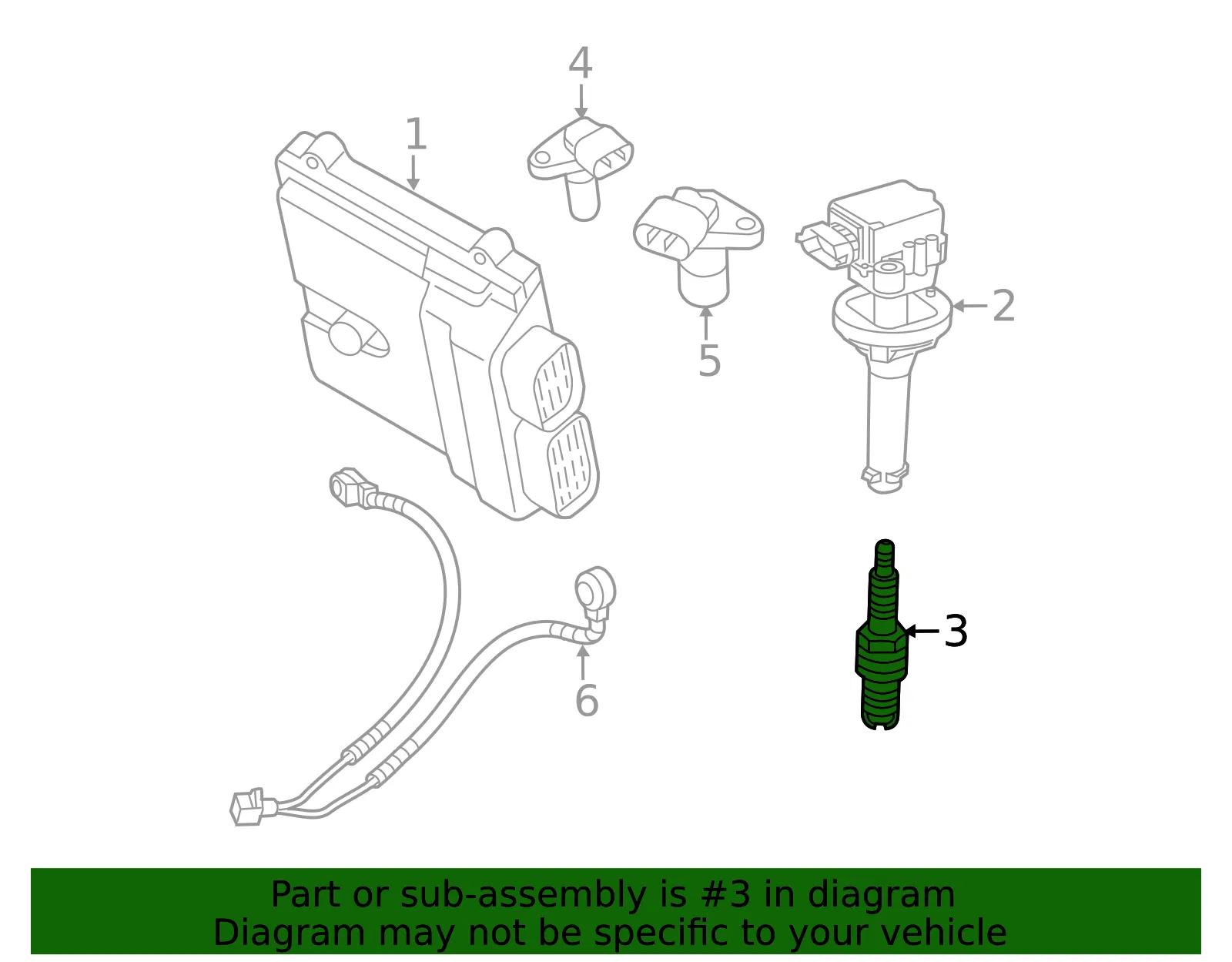 Spark Plug Set - Volvo (30751806) - view 3