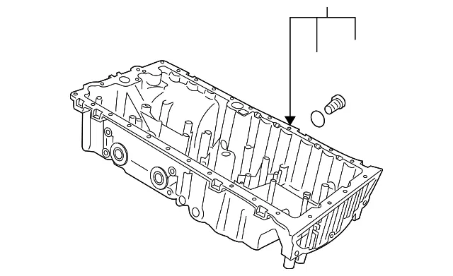 Oil Pan - Volvo (30777739) - view 2