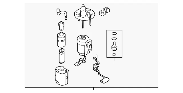 Fuel Pump Assembly - Kia (31110-B0600)