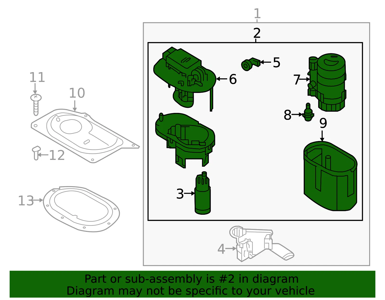 Fuel Pump - Kia (31120-E6000) - view 2
