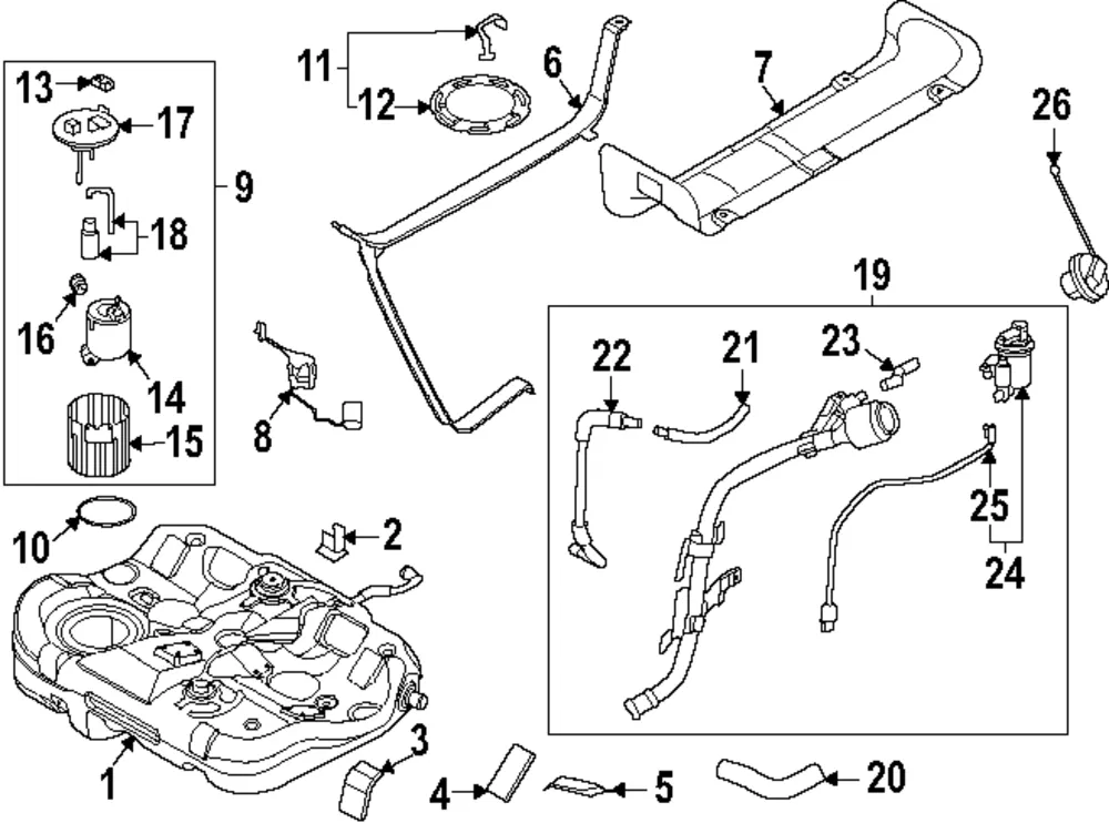 Fuel Pump Assembly - Kia (31120-L0100)
