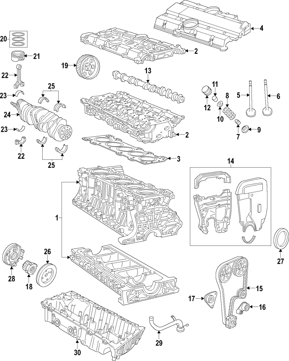 Piston Rings - Volvo (31359556)