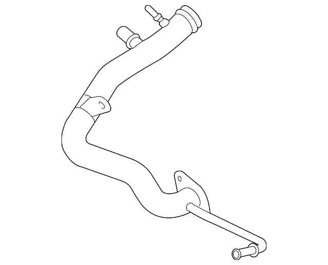 Engine Coolant Pipe - Volvo (31368460) - view 2