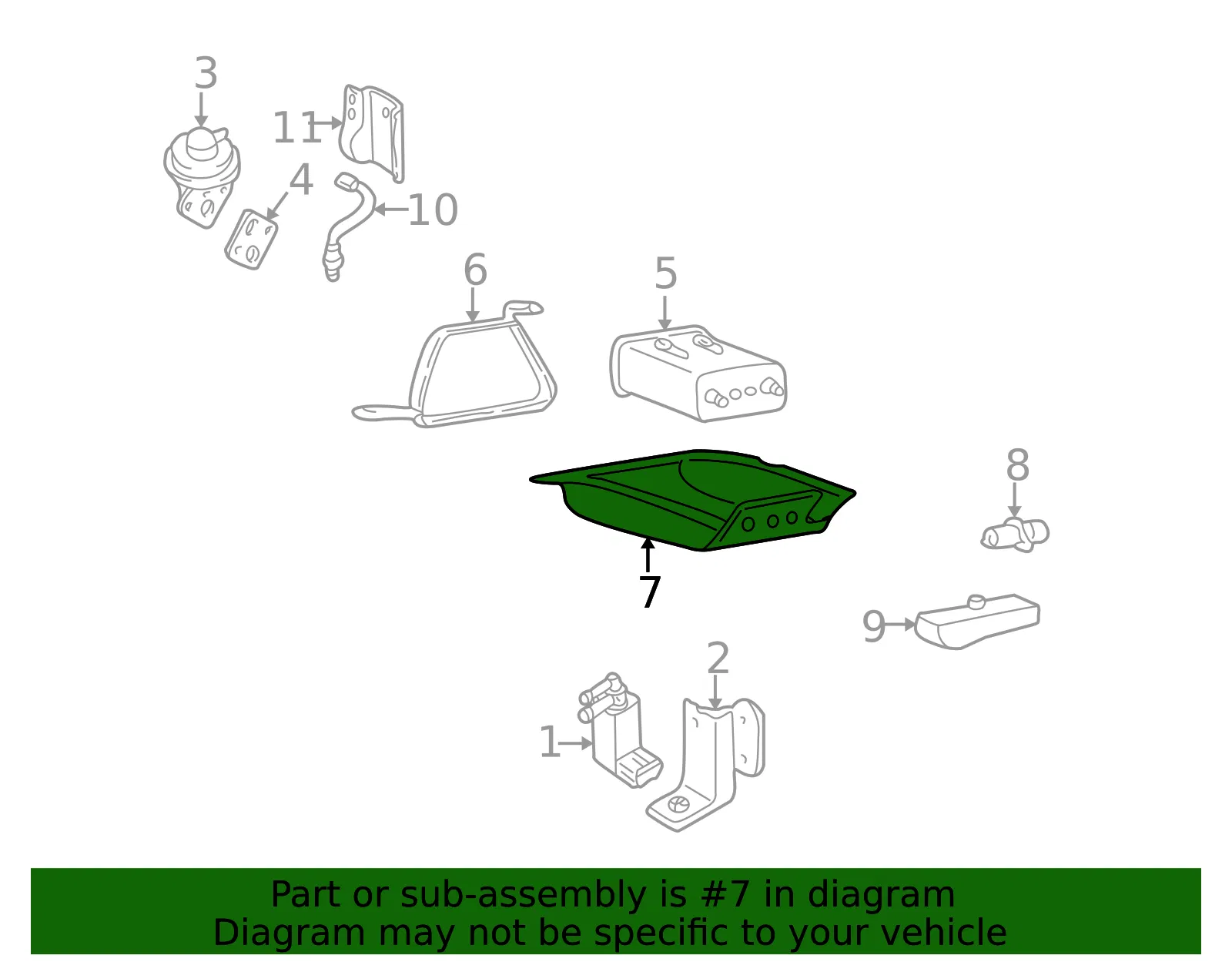Vapor Canister Protector - Kia (31425-38100) - view 2