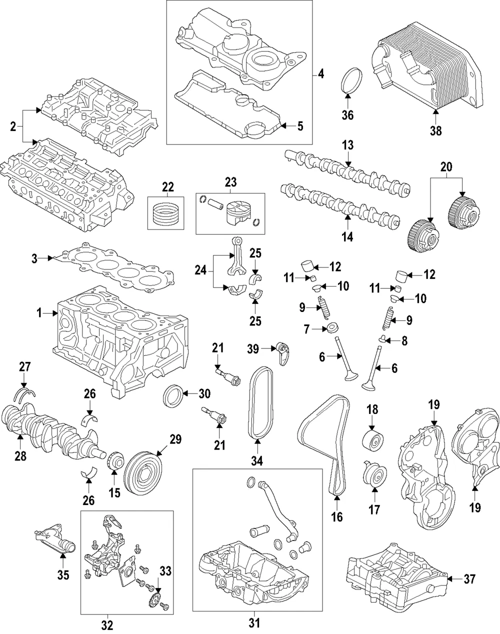 Engine Timing Chain - Volvo (31430088)