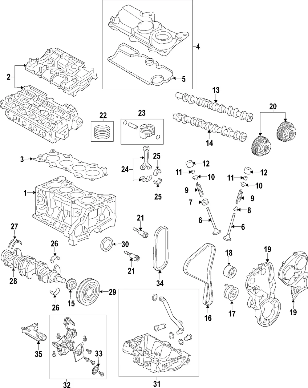 Engine Timing Chain - Volvo (31430665)
