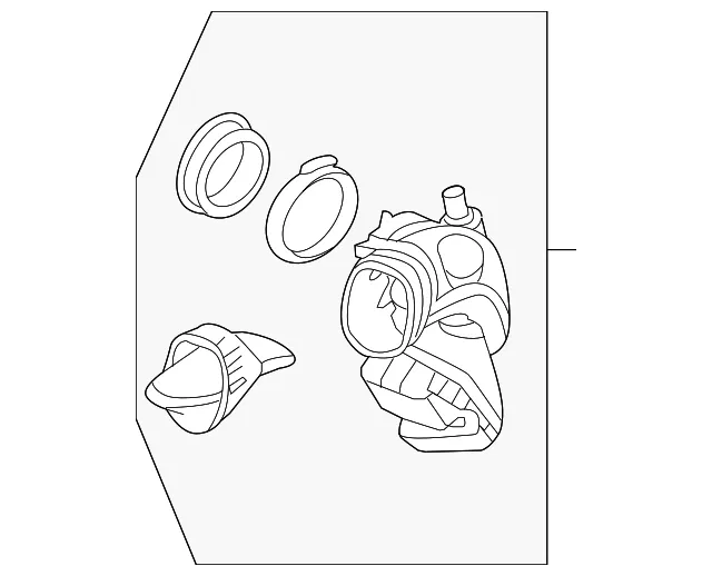 Engine Air Intake Hose - Volvo (31439479)