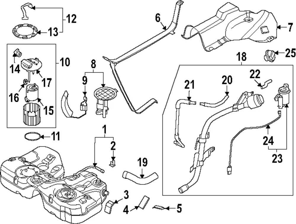 Canister - Kia (31454-R0500)