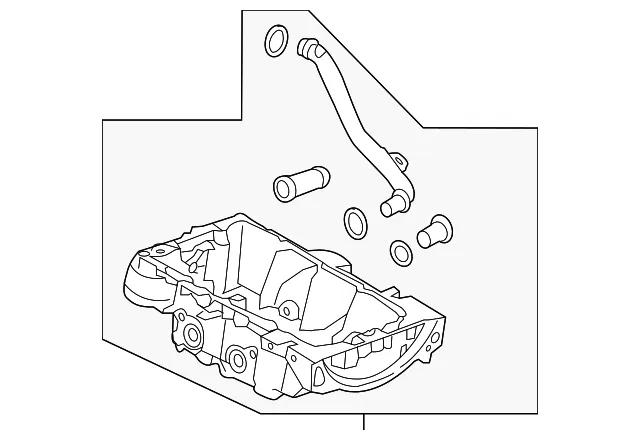 Oil Pan - Volvo (31480325) - view 2