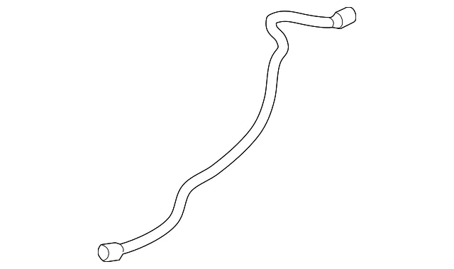 Engine Coolant Overflow Hose - Volvo (31657786)