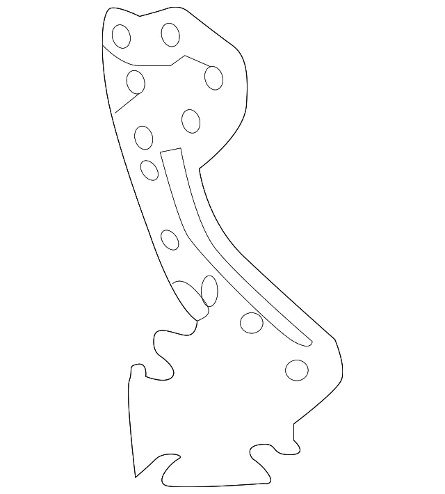 Engine Water Pump Bracket - Volvo (31686002)