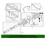 Differential Assembly Drain Plug - Nissan (32103-3JA0A) - view 5