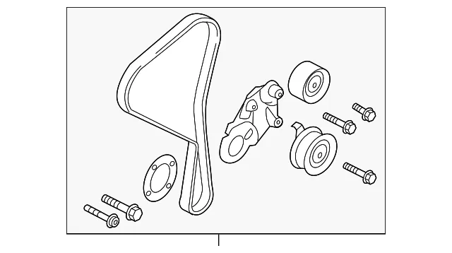 Engine Timing Set - Volvo (32213096) - view 2