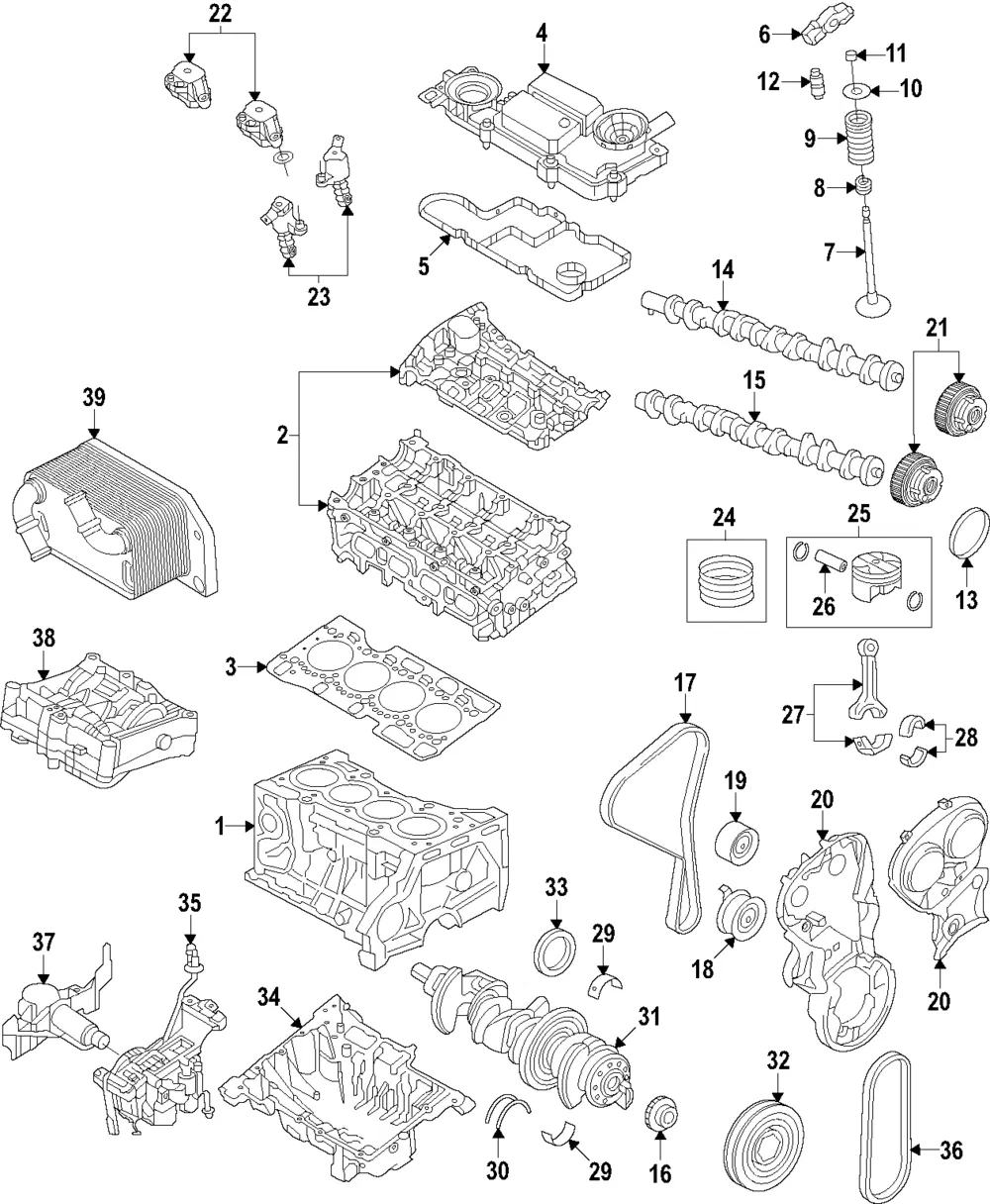 Intake Camshaft - Volvo (32213898)