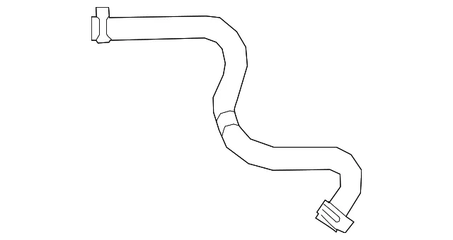 Engine Coolant Overflow Hose - Volvo (32222089)