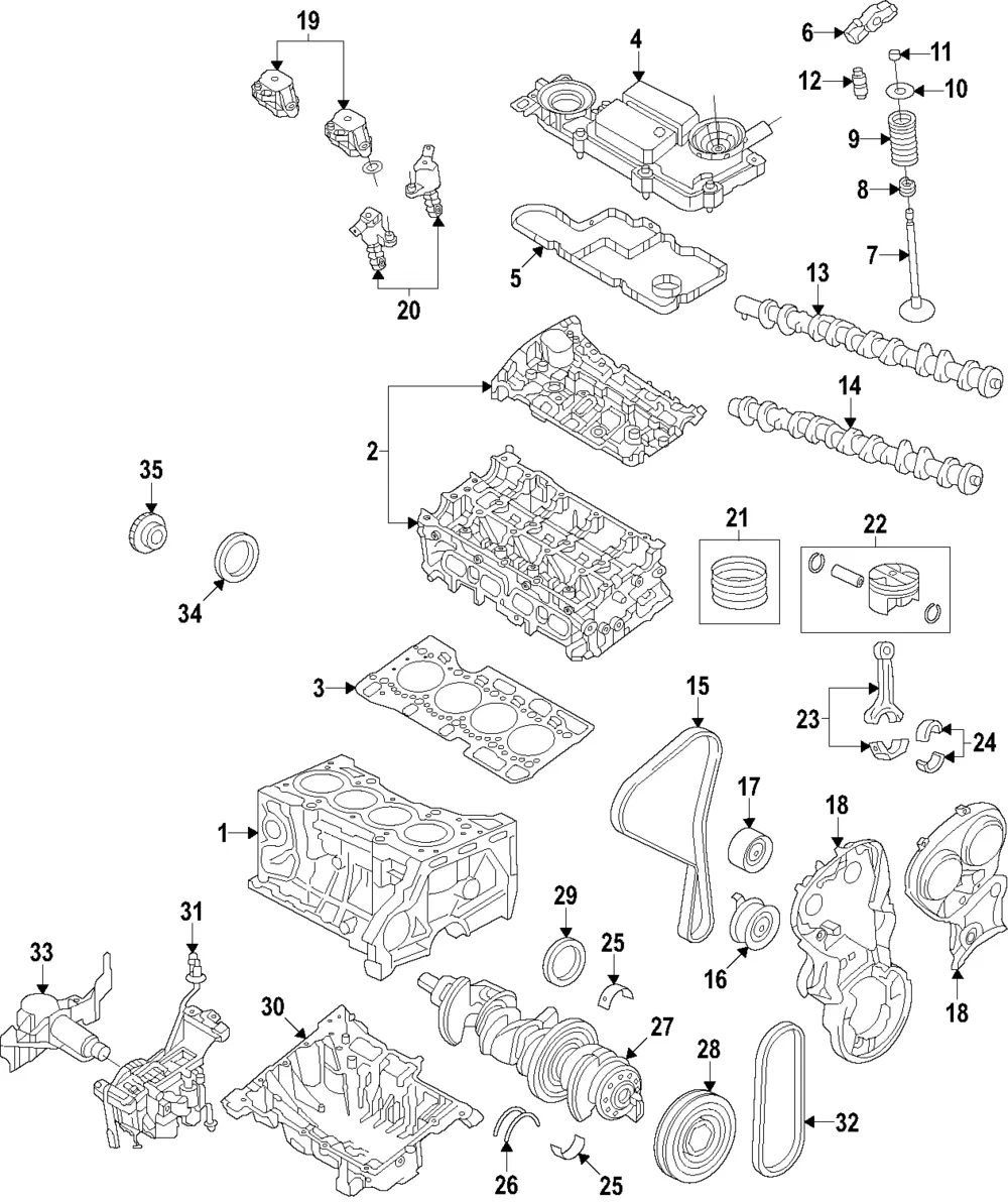 Engine Piston - Volvo (32249074)