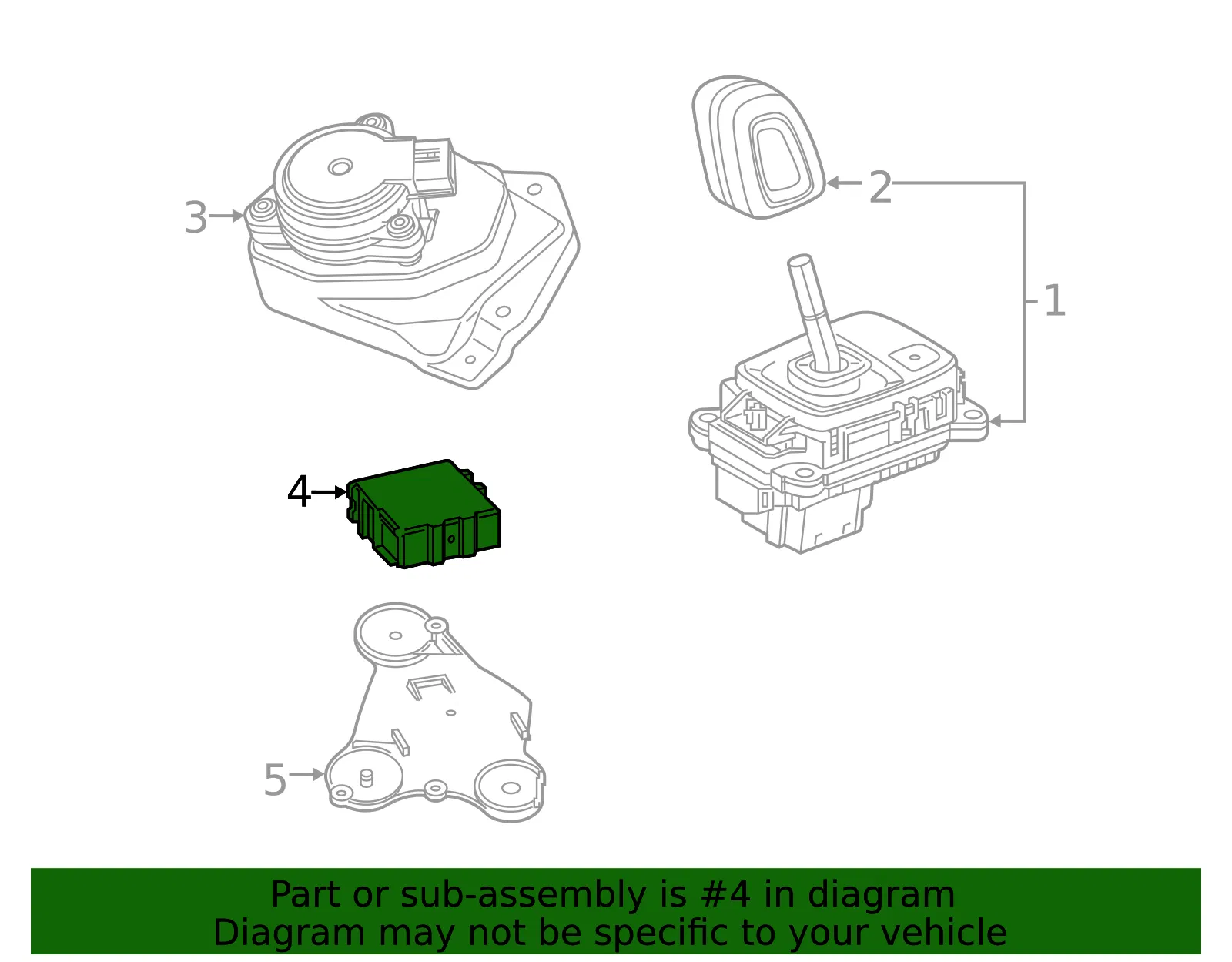Automatic Transmission Control Module - Volvo (32249308) - view 2