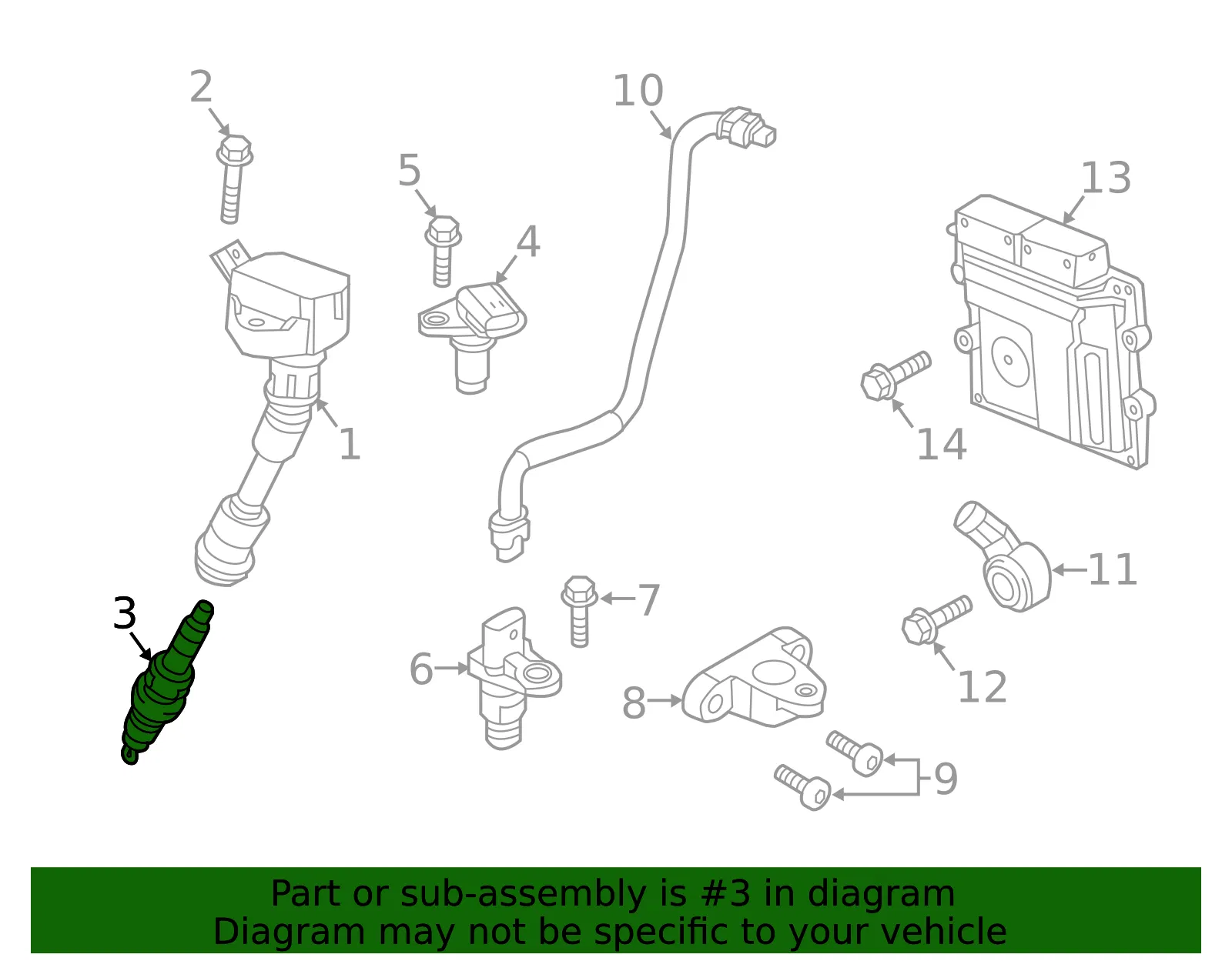 Spark Plug Set - Volvo (32290011) - view 4